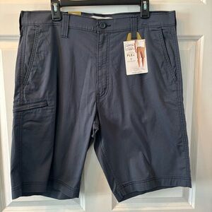 Levi’s Signature Premium Lightweight Flex Utility Shorts, Navy, NWT